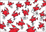 Le père Noël des poissons rouges 